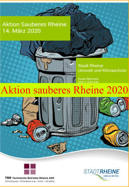 Aktion sauberes Rheine 2020